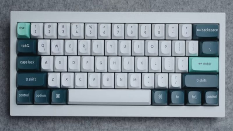 60% keyboard layout ultra compact without function row or arrow keys