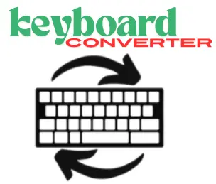 Keyboard layout converter tool with arrows switching keyboard input
